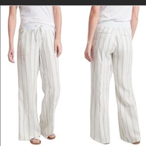 Athleta Cabo Linen Wide Leg Pants
